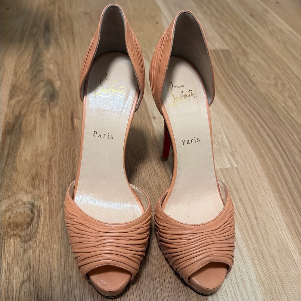 Christian Louboutin Peekaboo toe stiletto